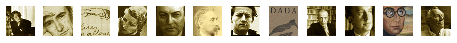 Rose Adler, André Gide, Bestiaire d'Apollinaire, Florence Gould, Fargue, Mallarmé, Malraux, Tristan Tzara, Michel Leiris, Eluard, Desnos, Lyotard