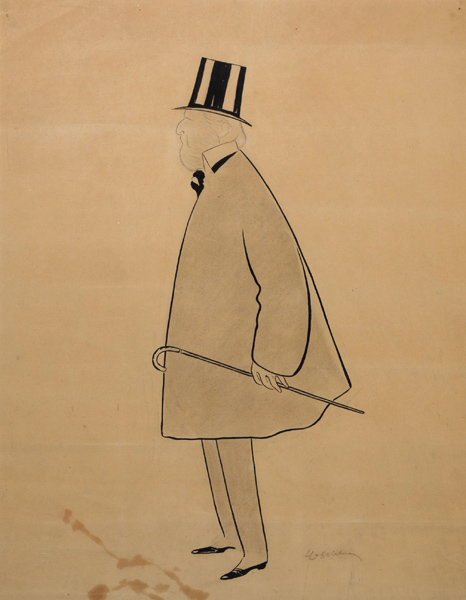 Jacques Doucet par Capiello.